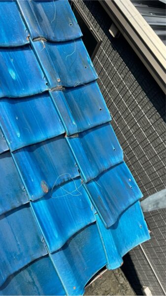 京都市右京区にて屋根から雨漏りの施工前写真